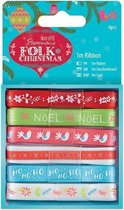 1 meter Lint (6stuks) - Folk Christmas