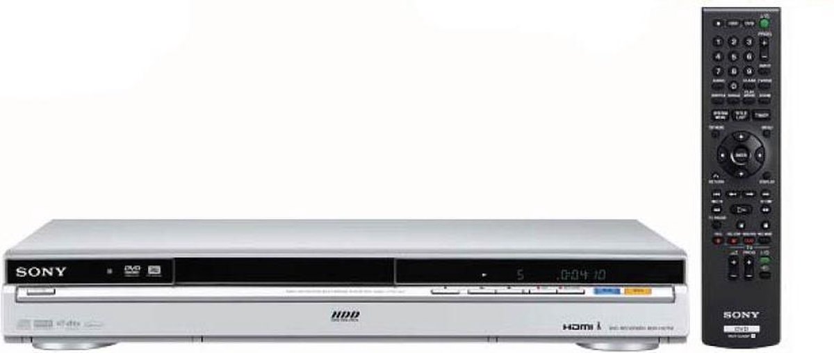 Sony RDR-HX750s DVD-recorder 160 GB - Zilver | bol.com