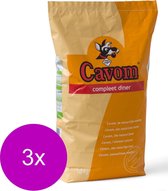 Cavom Compleet Diner - Hondenvoer - 3 x Granen Vlees 10 kg