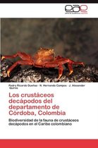 Los Crustaceos Decapodos del Departamento de Cordoba, Colombia