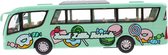 Goki Metalen Bus Miniatuur Groen 18 Cm