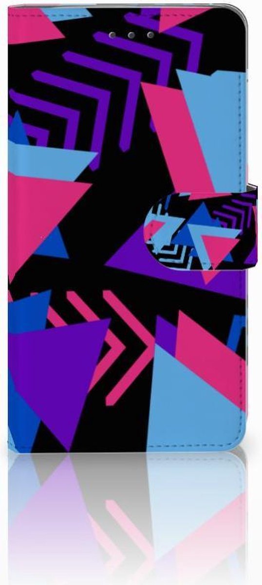 Book Case voor Samsung Galaxy J7 2016 Book Case Funky Triangle