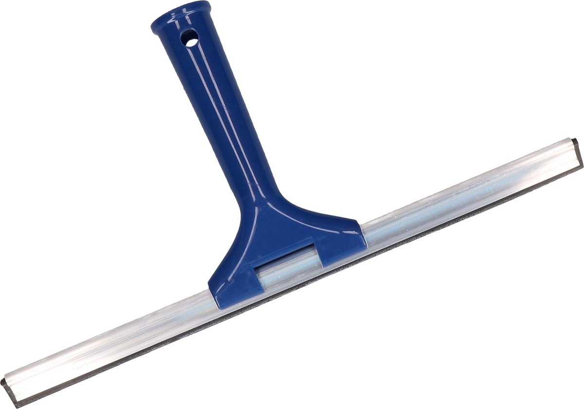 Goedkoopste Buemag Raamwisser/raamtrekker - kunststof handvat - blauw - 30 cm breed - douche wisser