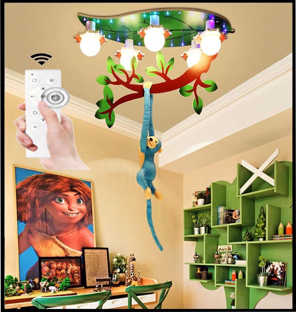Dalber kinderkamer hanglamp BABY JUNGLE, roze