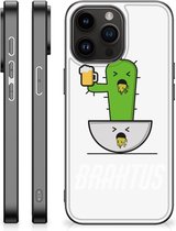 Telefoonhoesje Geschikt voor iPhone 15 Pro Max Hoesje maken met Zwarte rand Braktus