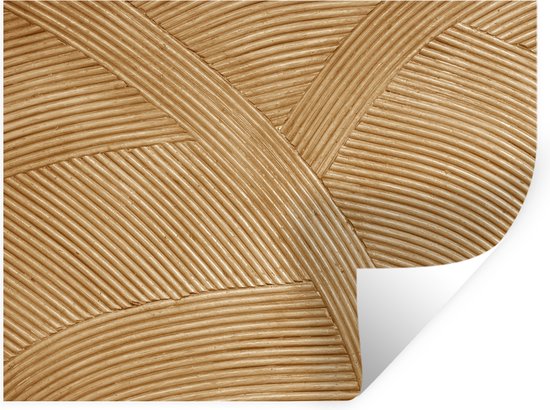 Ray-Velocity Zelfklevend Rotan Behang - Rieten Effect Vinylbehang Waterdicht Verwijderbaar Afpellen en Opplakken, Contactpapierrol voor Aanrecht, Wanddecoratie (Amboo Rotan, 10 m