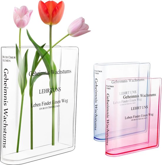 Roze Glazen Vaas met Mozaïek - Moderne Decoratieve Vaas voor Bloemen en