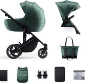 Landau Kinderkraft Prime2 Vert Foncé Incl. Accessoires de vêtements pour bébé