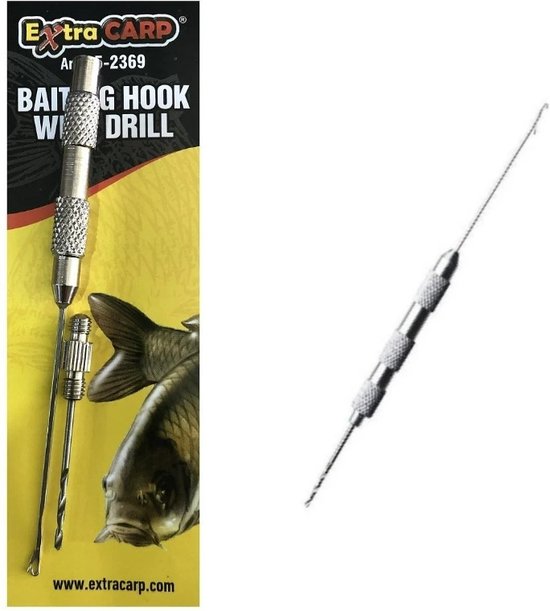 Aiguille 2 En 1 Pour Appât Carpe - Perceuse à Bouillette Et Aiguille Cheveu