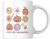 Halloween Mok met tekst: Let's get Hallowierd | Halloween Decoratie | Grappige Cadeaus | Grappige mok | Koffiemok | Koffiebeker | Theemok | Theebeker