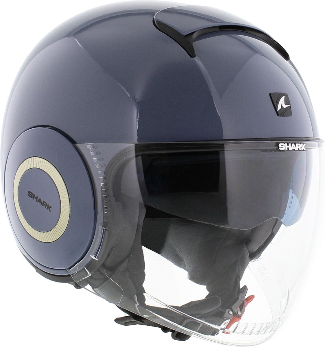 Shark Nano jethelm glans nardo grijs XS - Motorhelm / luxe scooterhelm – foto 8