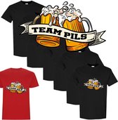 11 Team Pils Shirts - Vrijgezellenfeest - Voetbal - Toernooi - Vrijgezel - Feest
