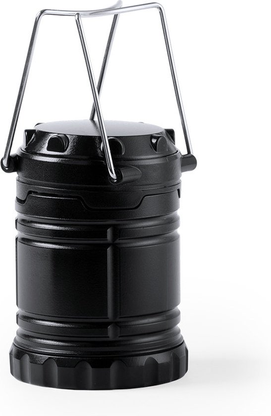Inklapbare kampeerlamp - LED verlichting - Campinglamp - Tentlamp - Tentverlichting - Zwart van Merkloos — afbeelding 3