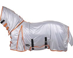 Pagony Buikflap Plus Flycooler - Paardendeken - Maat: 195 - Zilver - Polyamide