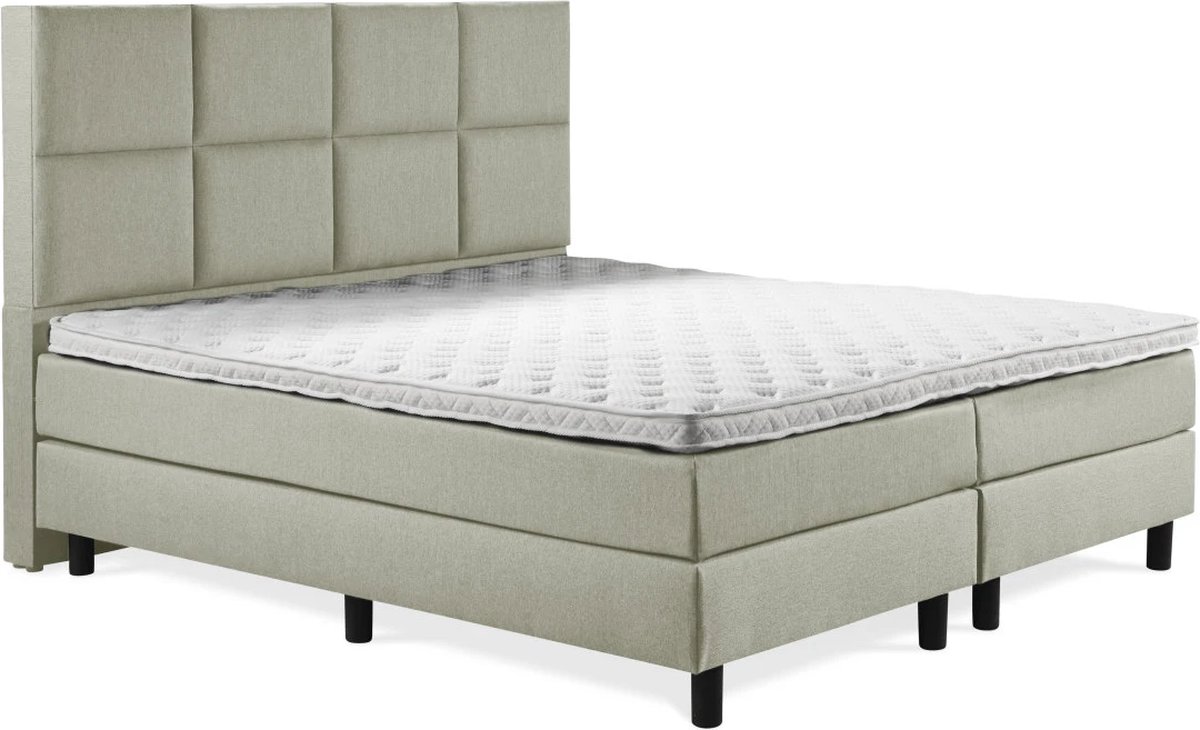 Boxspring Luxe 180x210 8 vlaks Groen