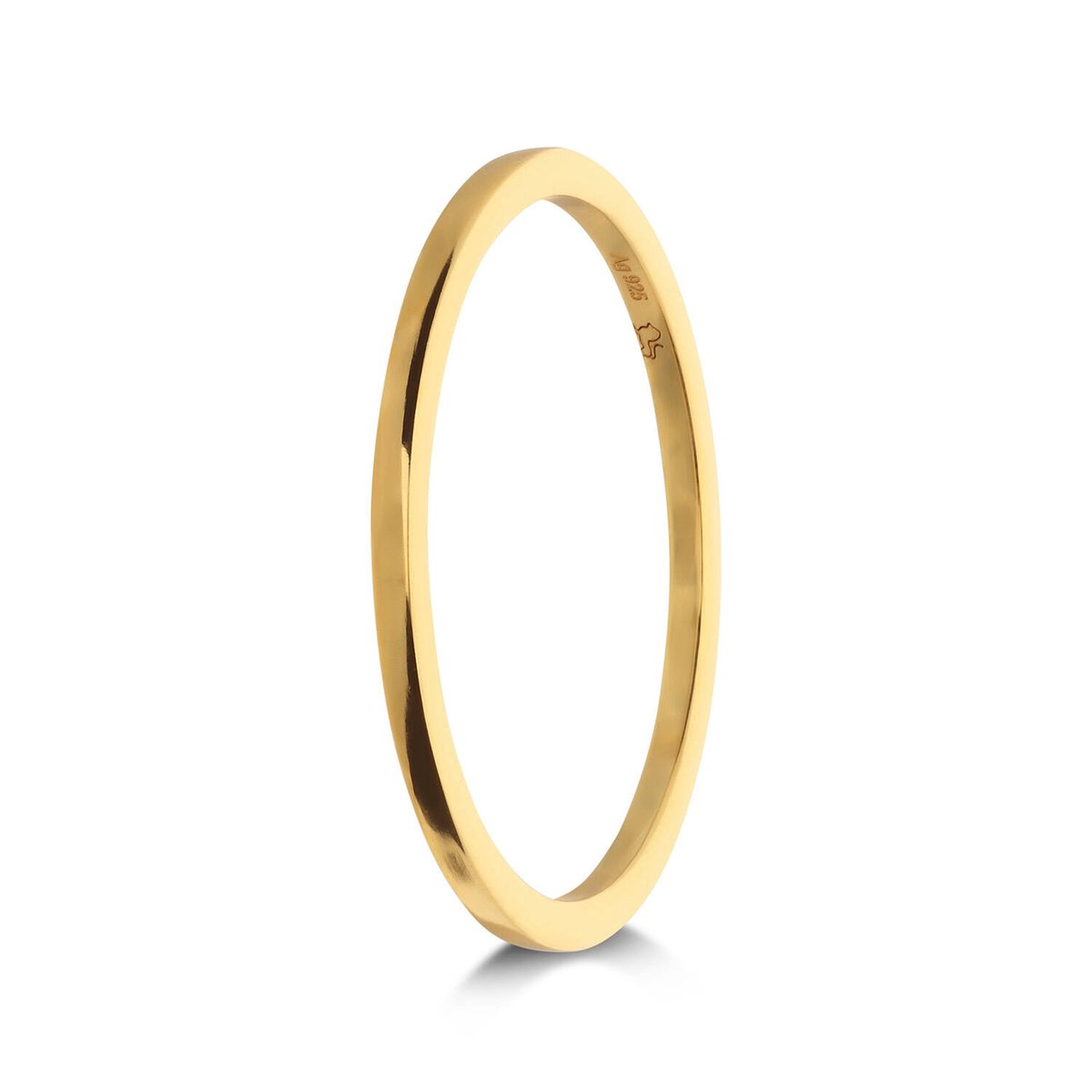 Glow 114.838558 Dames Ring - Minimalistische ring - Sieraad - Zilver - 925 Zilver - 1 mm breed