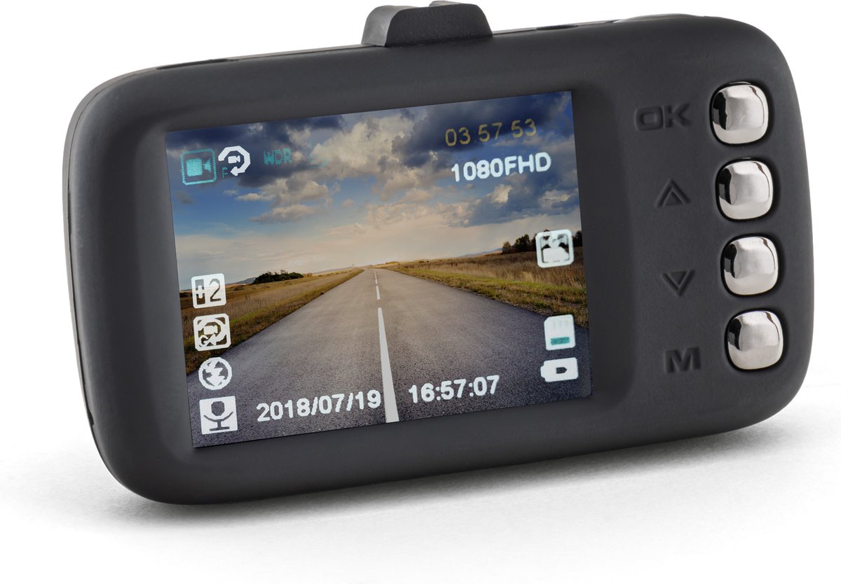 Caliber Dashcam - Voor en Achter Camera - 2.0 Inch LCD Scherm - 1080P Parkeermodus met Bewegingsdetectie thumbnail 6
