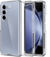 Geschikt voor Spigen Samsung Galaxy Z Fold 5 Ultra Hybrid hoesje - Transparant