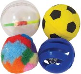 Happet K088 - Speelgoed Voor Dieren - Kat - Cat Toy / 4 Balls Set - Happet - 4st.
