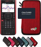 CALCUSO Pack de base Rouge de la calculatrice TI-Nspire CX II-T CAS