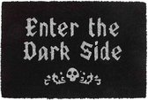 Something Different - Black Enter The Dark Side Coir Deurmat - Zwart