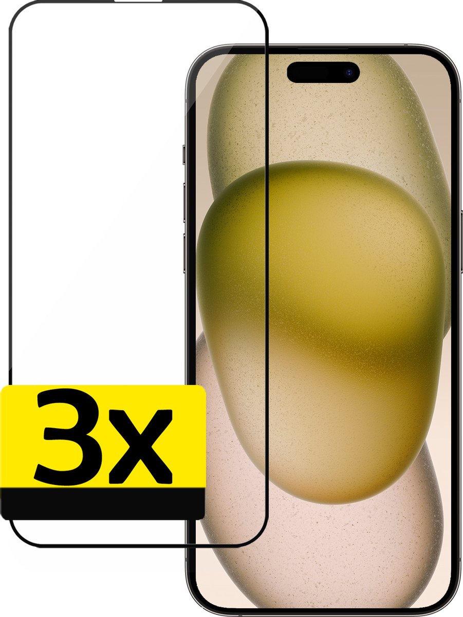 Verre Trempé Pour iPhone 15 Pro Max/15 Plus 6.7 Pouces,3 Pièces
