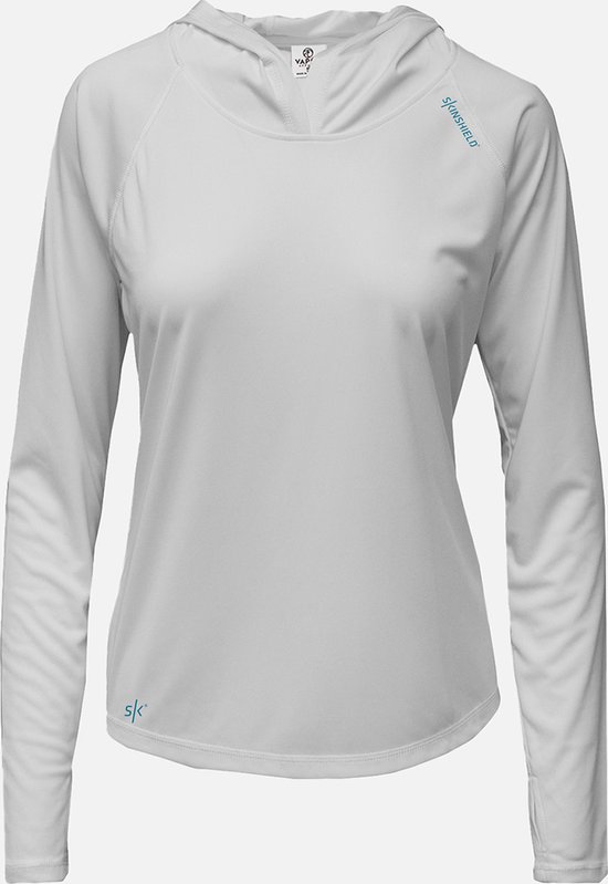 SKINSHIELD - UV-hoodie voor dames Pearl Grey - S