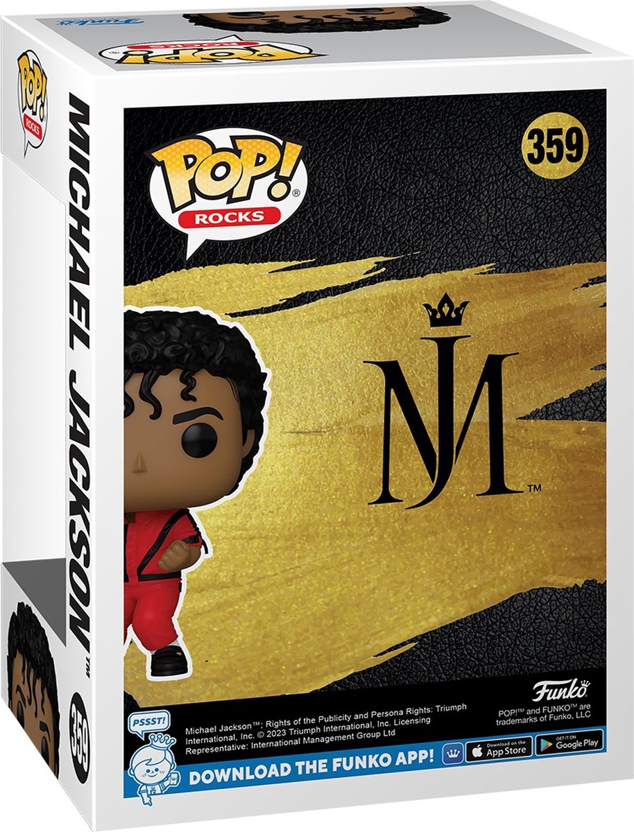 Pop Rocks: Michael Jackson (Thriller) - Funko Pop #359 — afbeelding 5