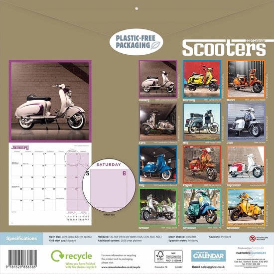 Scooters Kalender 2024 bol