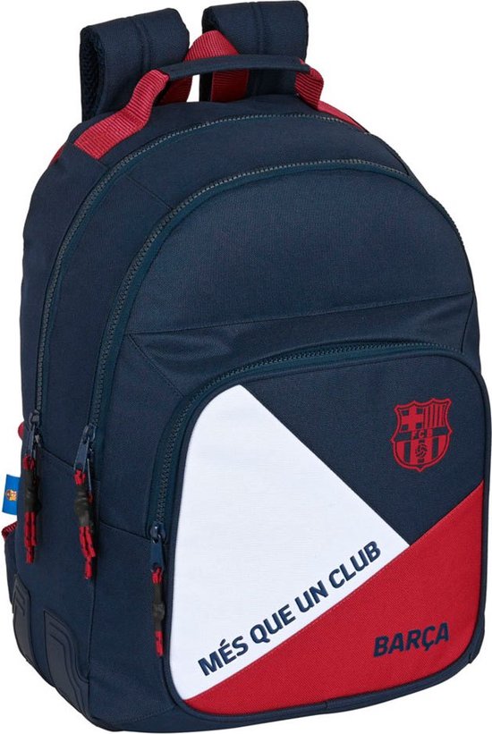 Schoolrugzak F.C. Barcelona Blauw Kastanjebruin (32 x 42 x 15 cm)