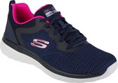 Skechers Bountiful-Quick Path 12607-NVHP, Vrouwen, Marineblauw, Sneakers,Sportschoenen, maat: 38,5