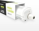 HOFTRONIC Série S - Luminaire LED TL 150cm - Étanche IP65 - Lumière blanche neutre 4000K - 32W 5120 Lumen (160lm/W) - Liable - Plafonnier Tri-Proof