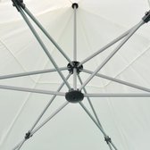 vidaXL Tente de fête pop-up pliable hexagonale gris 3,6 x 3,1 m