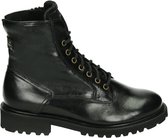 Durea 9769 K - VeterlaarzenHoge sneakersDames sneakersDames veterschoenenHalf-hoge schoenen - Kleur: Zwart - Maat: 42