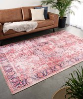 Vintage vloerkleed - Fade Noble rood 230x330 cm