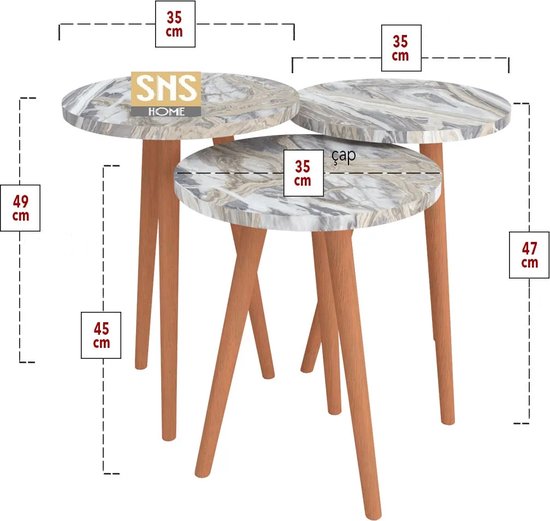 Set Van 2 Ronde Bijzettafels Met Kunstrotan, Houten Bijzettafel Uit Het Midden Van De Eeuw Bijzettafel Met Rustiek Accent Voor De Woonkamer Stapelbare Bijzettafels Bruin Set Van 2 Ronde Bijzettafels Met Kunstrotan, Houten Bijzettafel Uit Het Midden Van De Eeuw Bijzettafel Met Rustiek Accent Voor De Woonkamer Stapelbare Bijzettafels Bruin