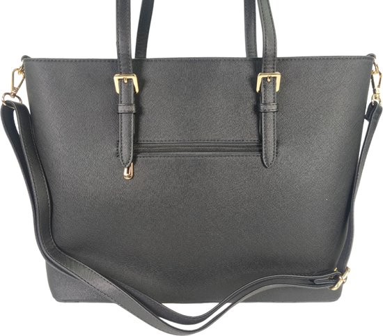 Sunsa Grote handtas voor dames. XXL tas van canvas en leer. Duurzame Sunsa Grote handtas voor dames. XXL tas van canvas en leer. Duurzame
