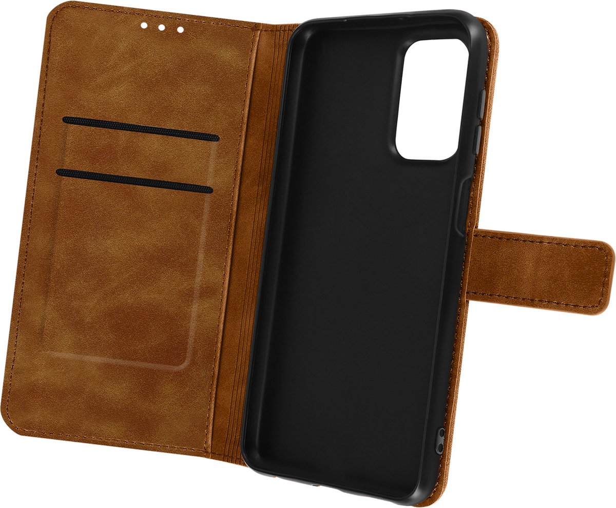 Folio-hoes geschikt voor Samsung A23 5G en M23 5G Forcell Tender Book Bruin