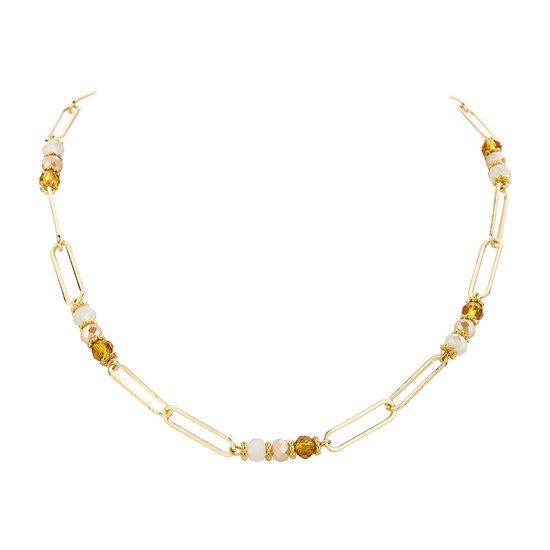 Les Cordes - DASIO - Collier - Meerkleurig - Beige - Metaal - Juwelen - Sieraden - Dames
