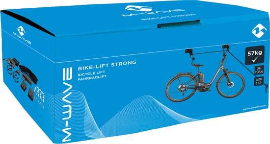 Fietslift ophangsysteem plafondbevestiging Strong 57 kg zwart
