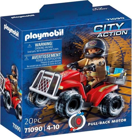 PLAYMOBIL City Action Secouriste et quad - 71091