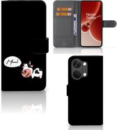 Flipcover OnePlus Nord 3 Telefoon Hoesje Cow Gepersonaliseerd Cadeau