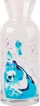 Biggdesign-Anemoss- Zeebrasem Karaf-500 ml- Glas-Transparant met opdruk