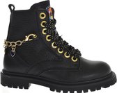 Develab 42814 922 Meisjes Veterboot - Zwart - 33