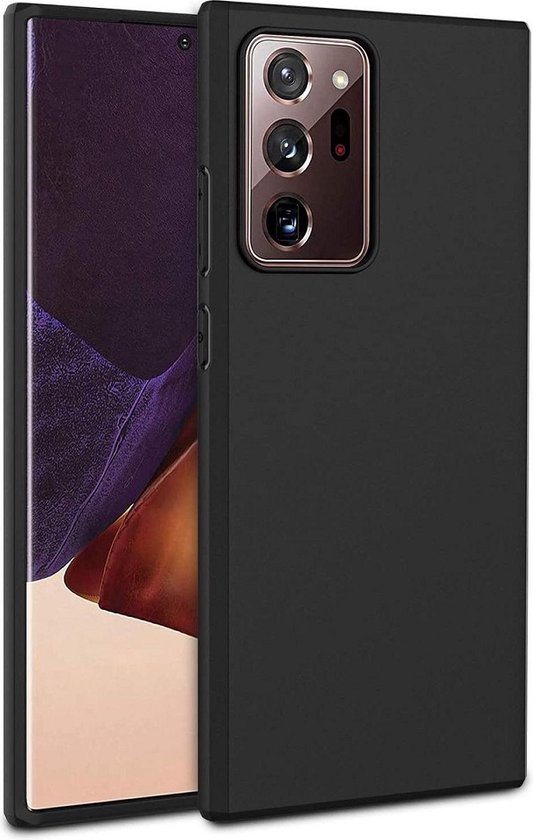 Coque LuxeBass adaptée pour Samsung Galaxy Note 20 Ultra - Coque en Siliconen - Plastique - Coque souple - Zwart - coque de téléphone - coque de téléphone portable - housses de téléphone portable