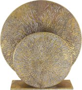 DKNC - Lampe de table en métal - 37x8x39cm - Goud