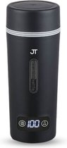 JT Products Bouilloire portable Zwart - 350 ml - Design 3 en 1 - Régulation de la température - Mini bouilloire - Bouilloire de voyage - Bouilloire Smart - Bouilloire portable