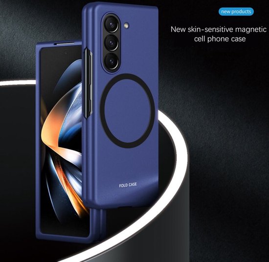 Coque Samsung Galaxy Z Fold 5 avec coque arrière MagSafe Zwart
