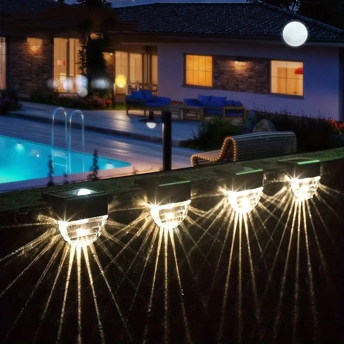 Gaoxun Ledstrip op zonne-energie, voor buiten, 10 m, 640 leds, outdoorstrip, IP68 waterdicht, met afstandsbediening, dimbaar, 8 modi, flexibele ledstrip voor tuin, terras, balkon, paviljoen, paden Gaoxun Ledstrip op zonne-energie, voor buiten, 10 m, 640 leds, outdoorstrip, IP68 waterdicht, met afstandsbediening, dimbaar, 8 modi, flexibele ledstrip voor tuin, terras, balkon, paviljoen, paden