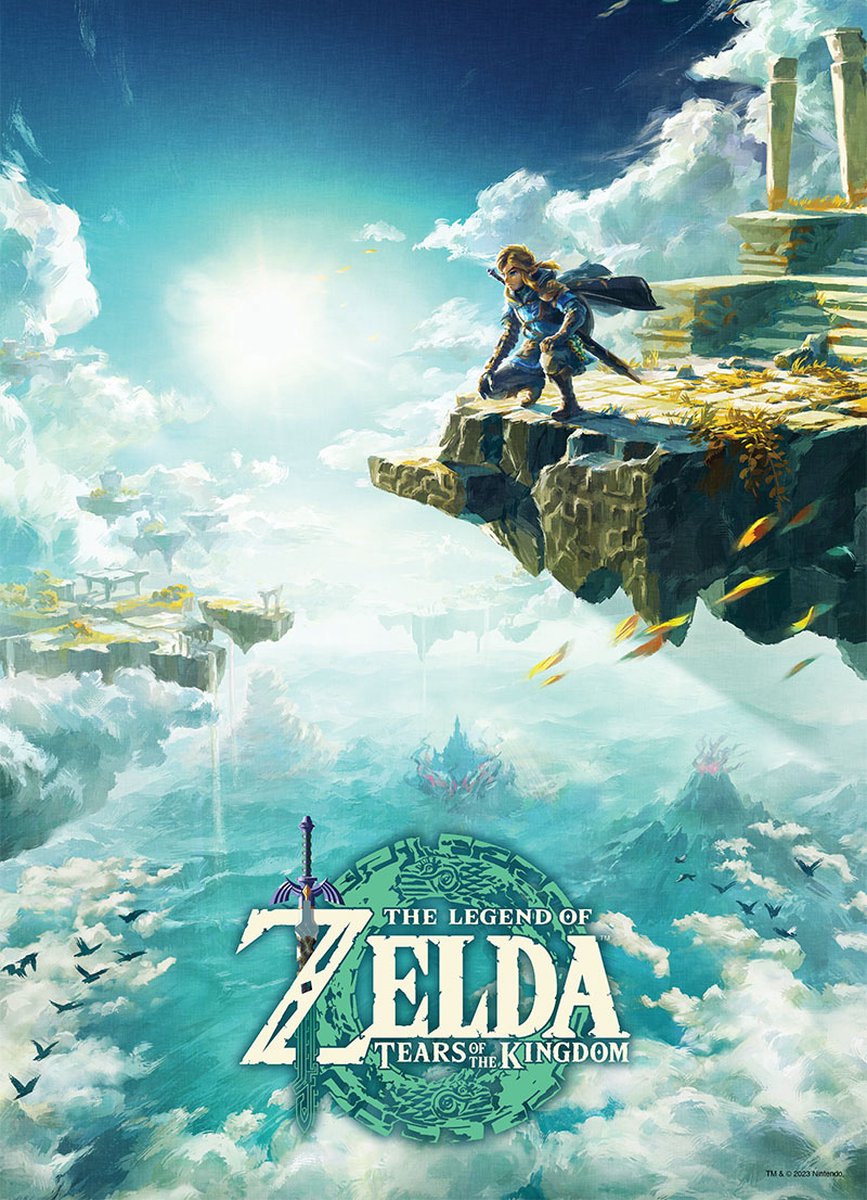 Zelda: Tears of the Kingdom Puzzel - Puzzel 1000 Stukjes